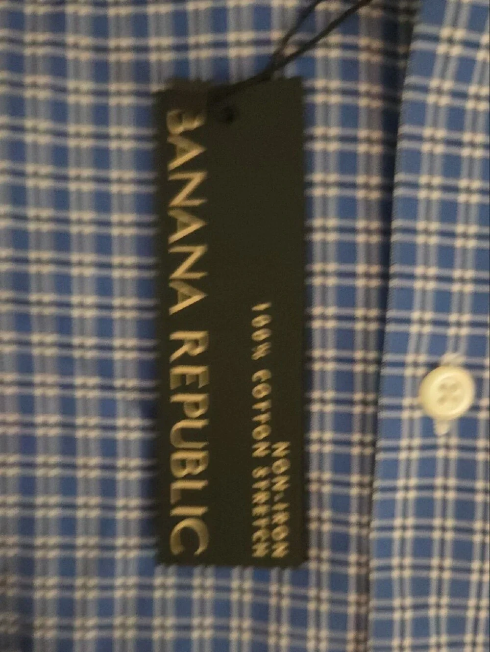 NWT Banana Republic Camden Standard Fit Non-Iron Stretch Dress Shirt - Men's M